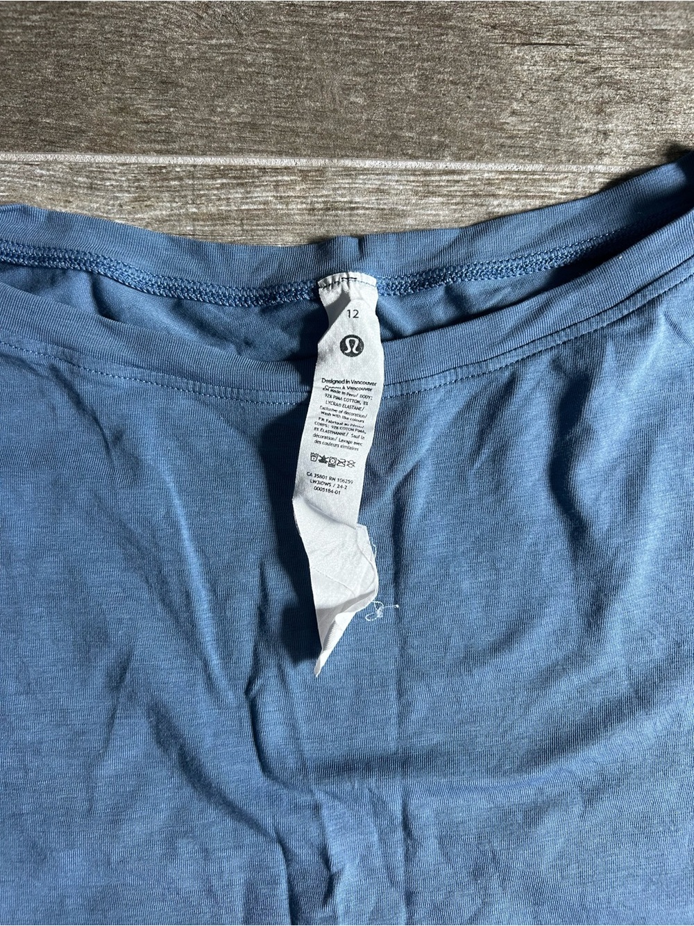 Two lululemon athletica Short Sleeve Tees in Blue and Green - Picture 6 of 8